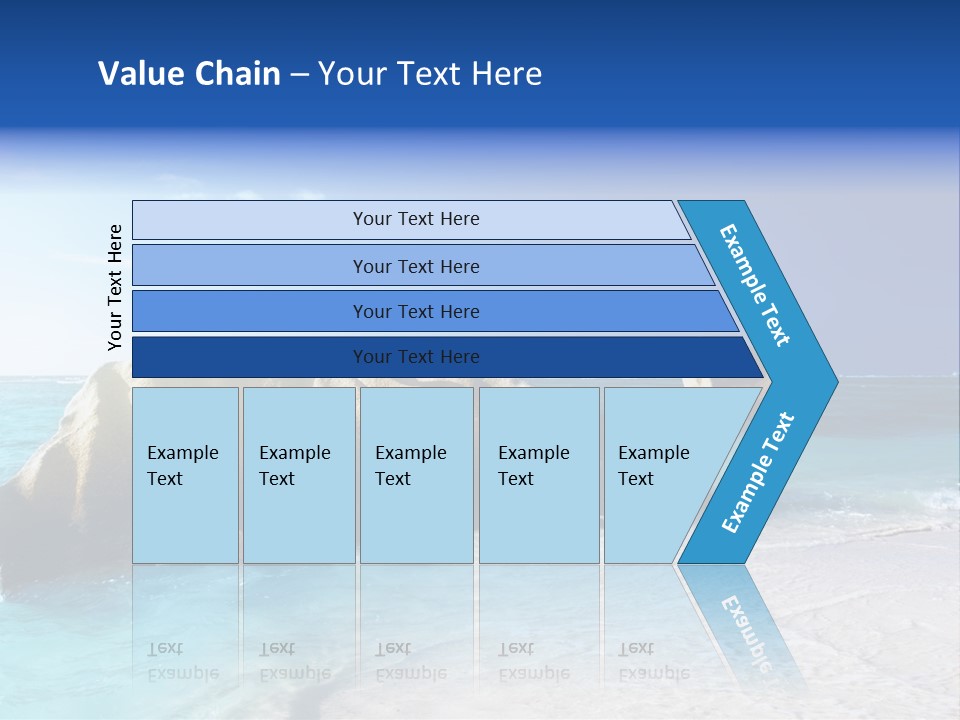 Ocean Ladigue Anse PowerPoint Template