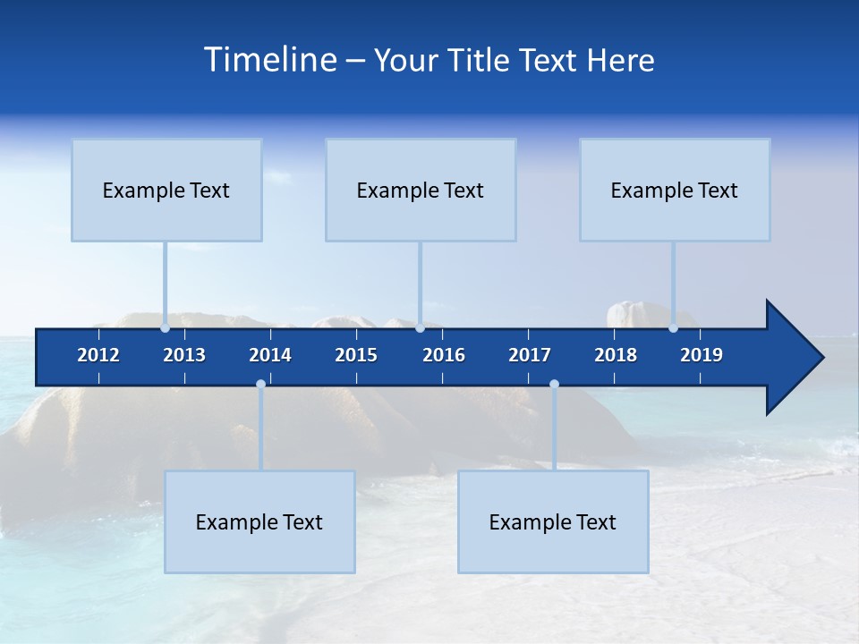 Ocean Ladigue Anse PowerPoint Template