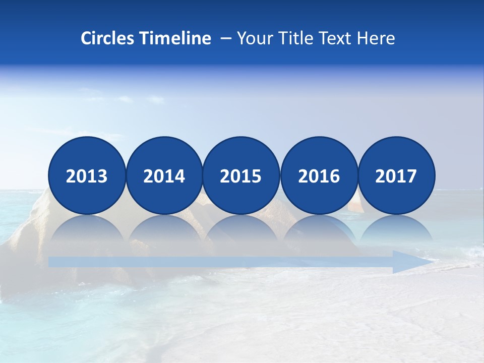 Ocean Ladigue Anse PowerPoint Template