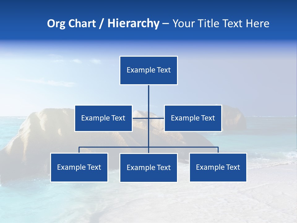 Ocean Ladigue Anse PowerPoint Template