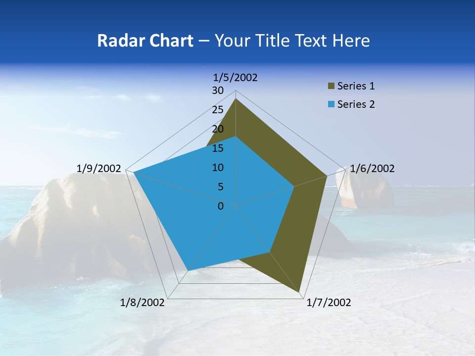 Ocean Ladigue Anse PowerPoint Template