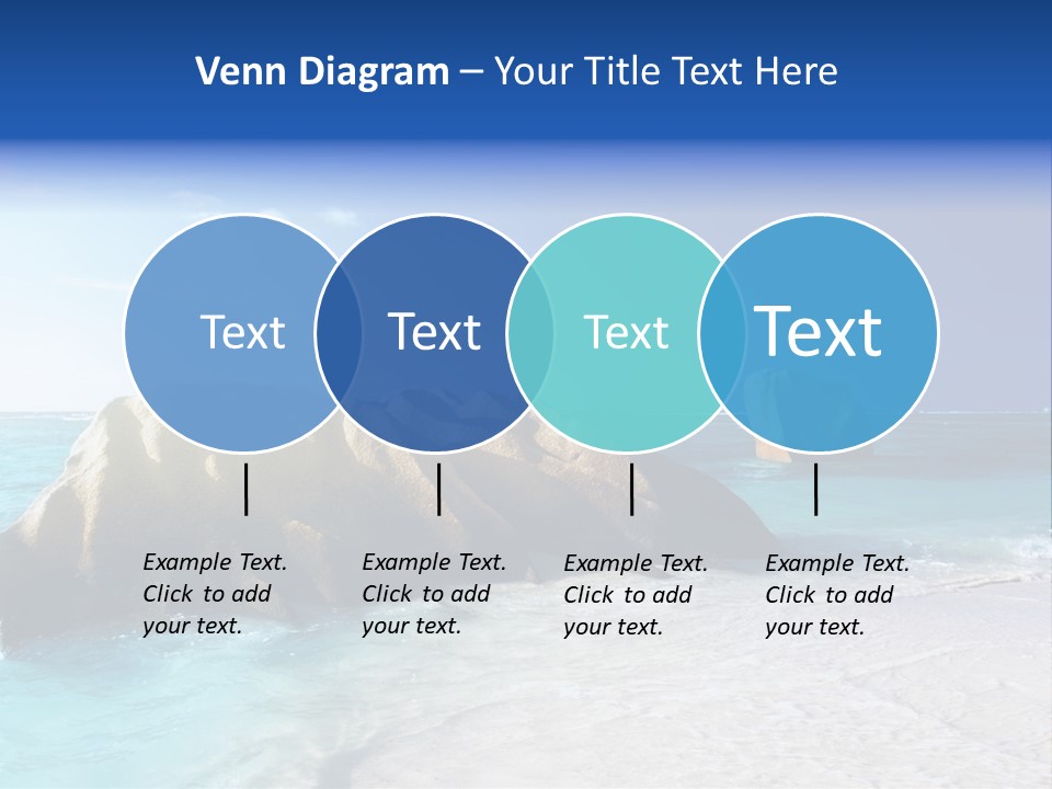 Ocean Ladigue Anse PowerPoint Template