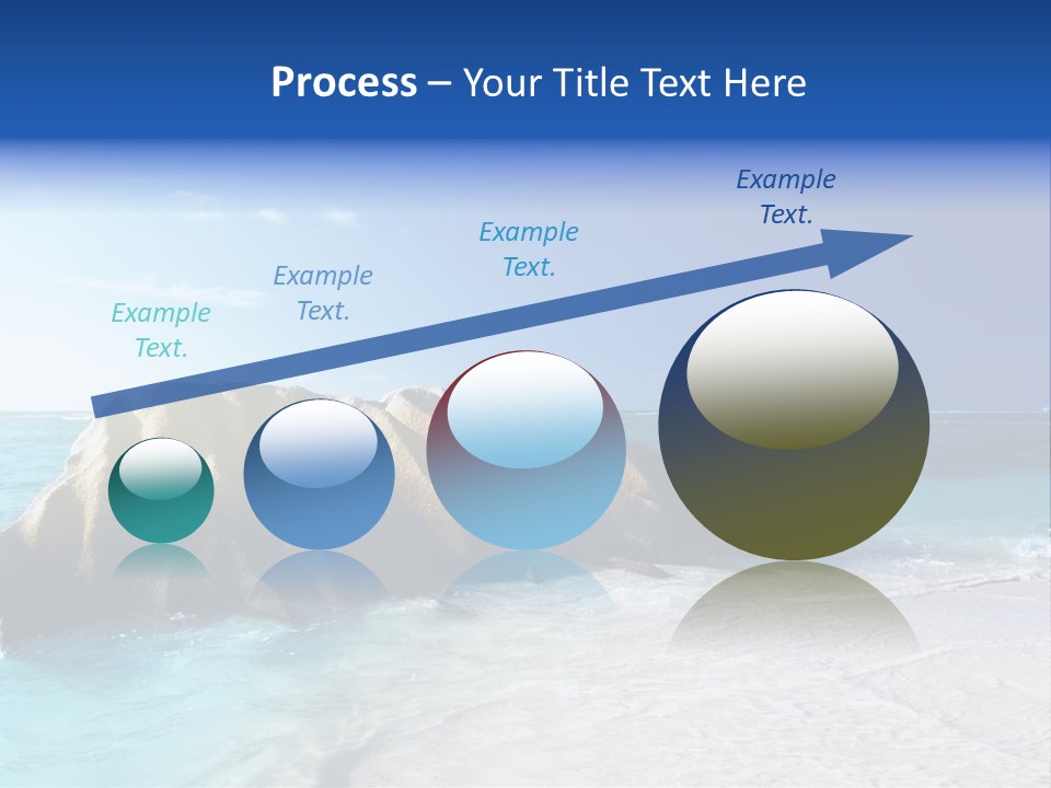 Ocean Ladigue Anse PowerPoint Template