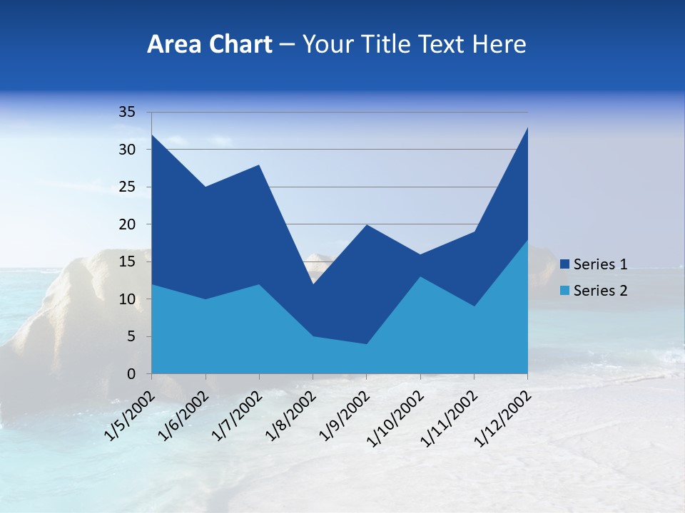 Ocean Ladigue Anse PowerPoint Template