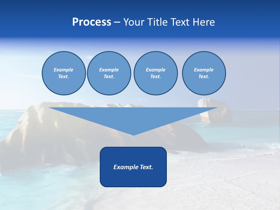 Ocean Ladigue Anse PowerPoint Template