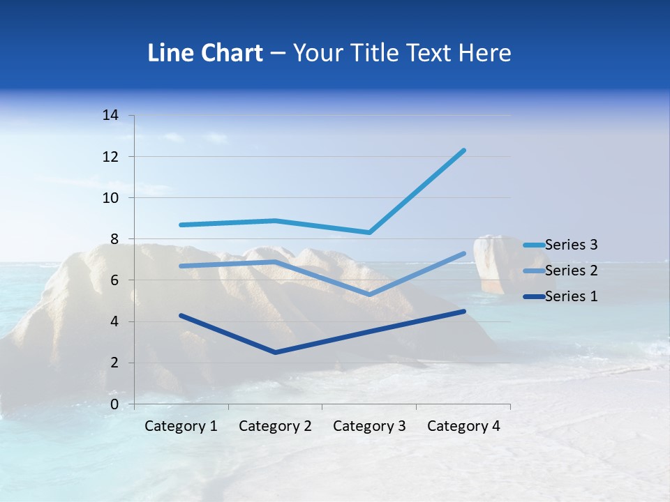Ocean Ladigue Anse PowerPoint Template