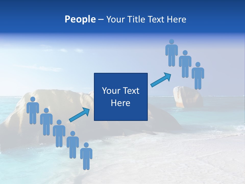 Ocean Ladigue Anse PowerPoint Template