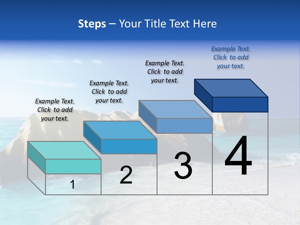 Ocean Ladigue Anse PowerPoint Template