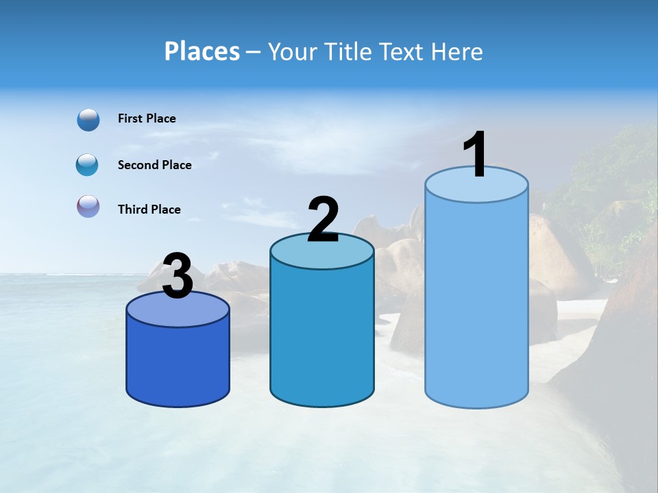 Dusk Tropical Nobody PowerPoint Template