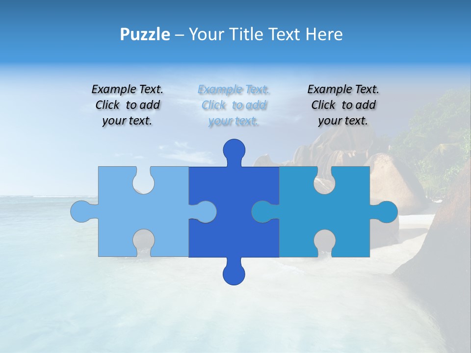 Dusk Tropical Nobody PowerPoint Template