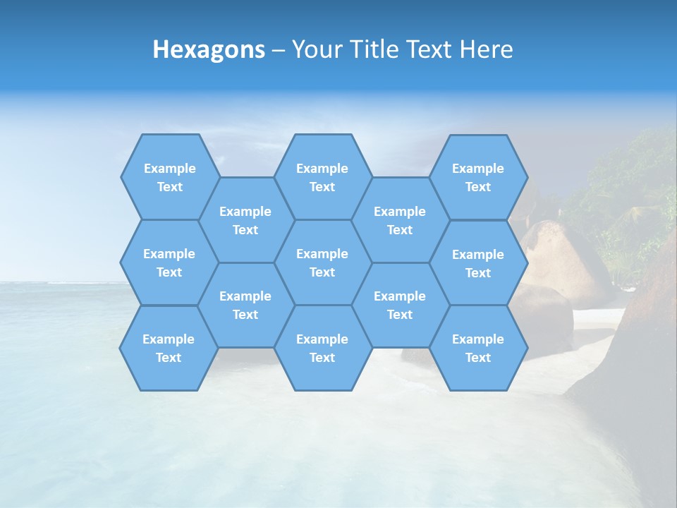 Dusk Tropical Nobody PowerPoint Template