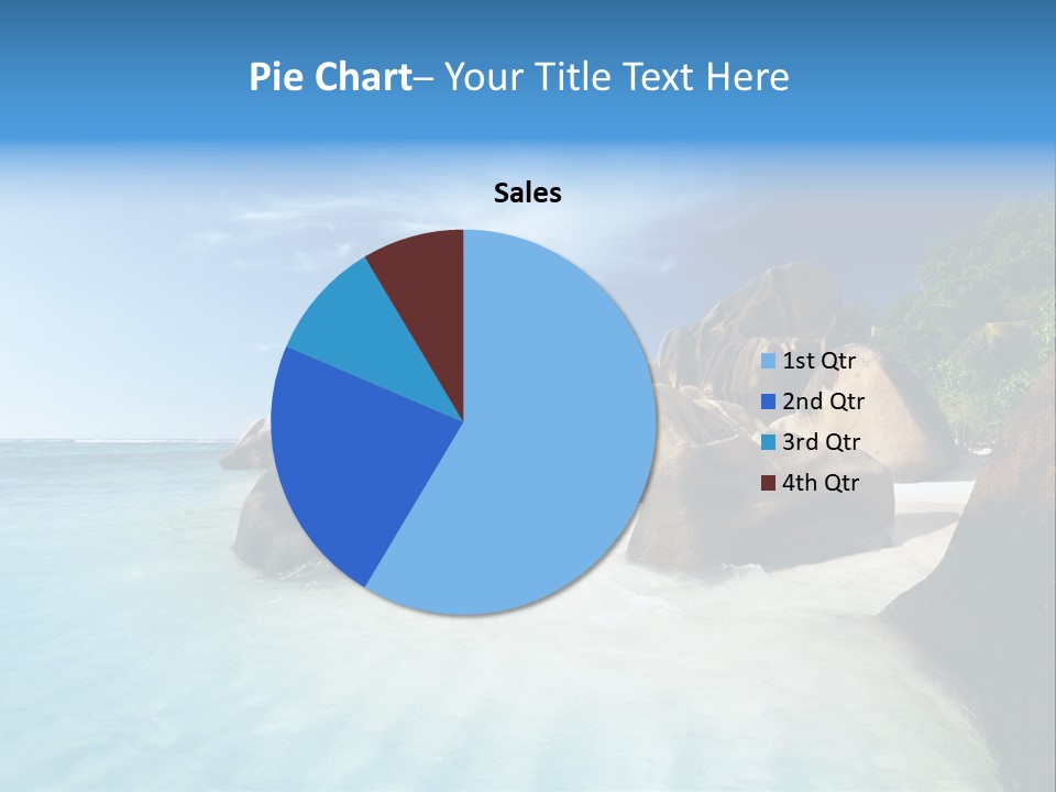Dusk Tropical Nobody PowerPoint Template