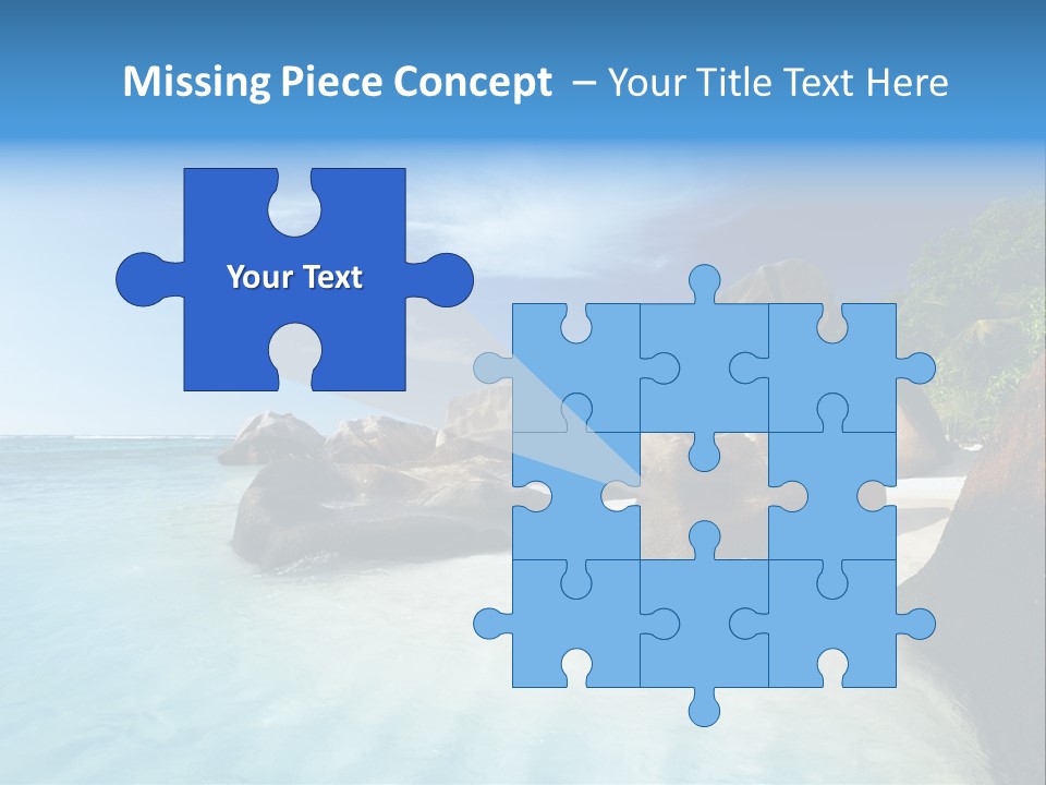 Dusk Tropical Nobody PowerPoint Template