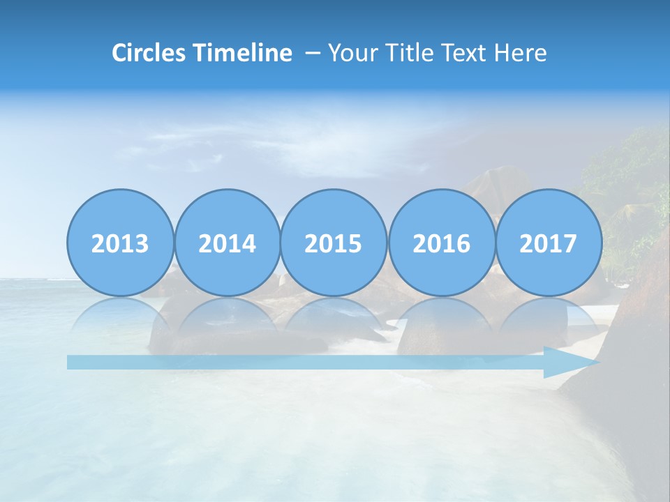 Dusk Tropical Nobody PowerPoint Template