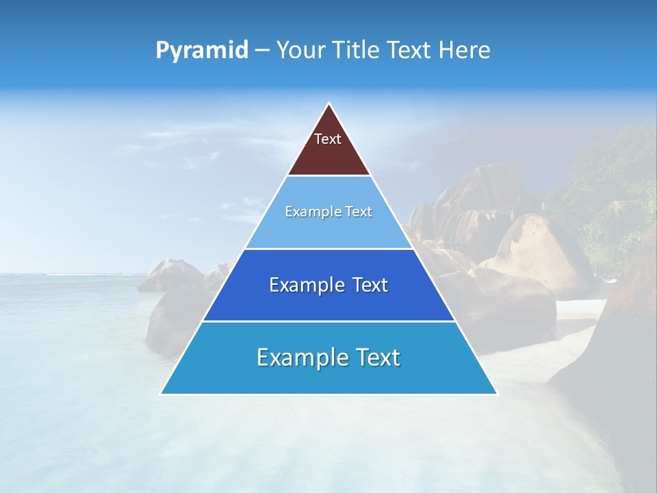 Dusk Tropical Nobody PowerPoint Template