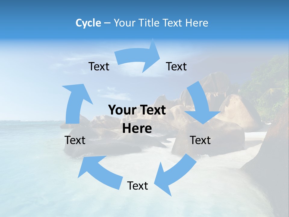 Dusk Tropical Nobody PowerPoint Template
