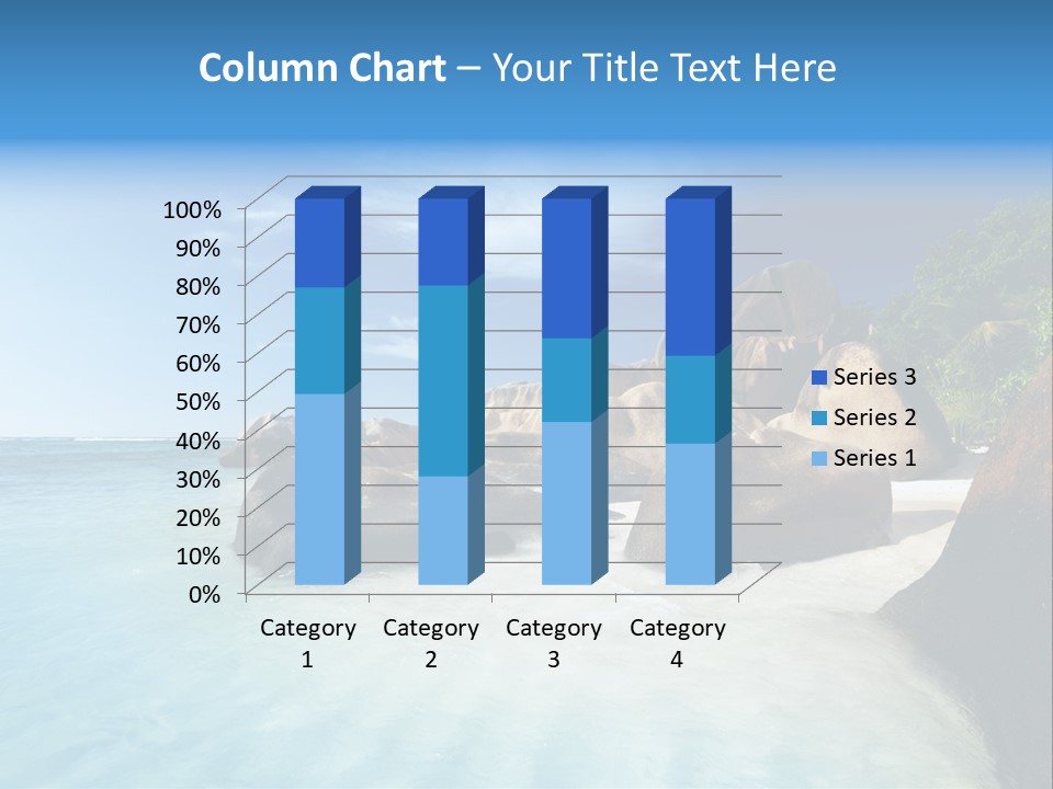 Dusk Tropical Nobody PowerPoint Template