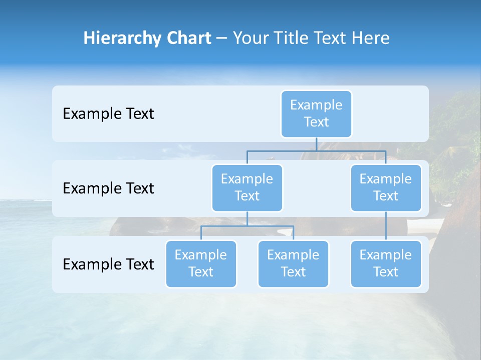 Dusk Tropical Nobody PowerPoint Template