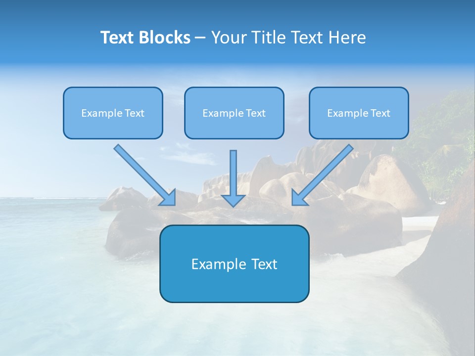 Dusk Tropical Nobody PowerPoint Template