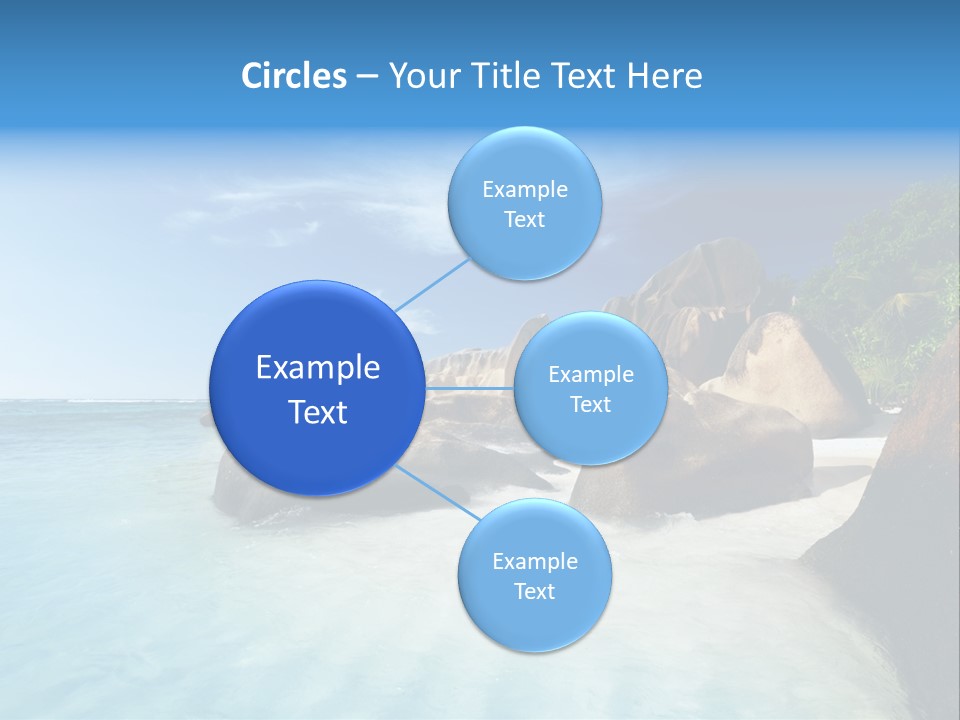 Dusk Tropical Nobody PowerPoint Template