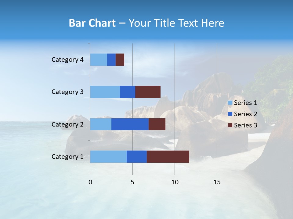 Dusk Tropical Nobody PowerPoint Template