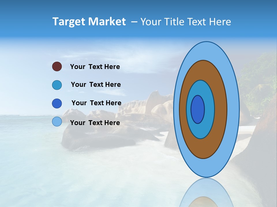 Dusk Tropical Nobody PowerPoint Template