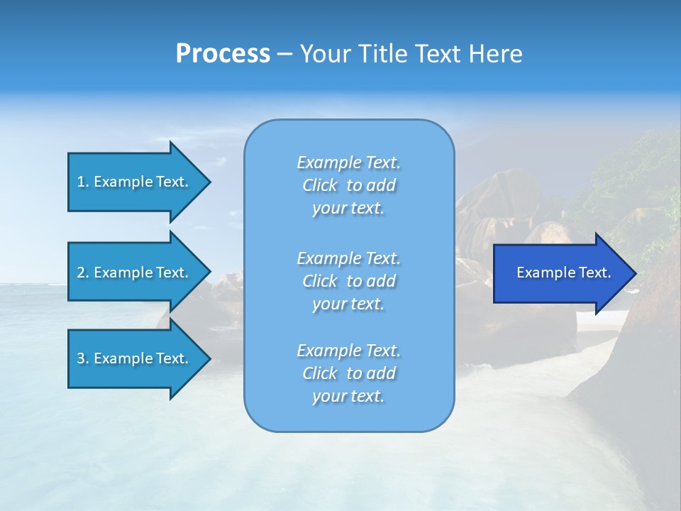 Dusk Tropical Nobody PowerPoint Template