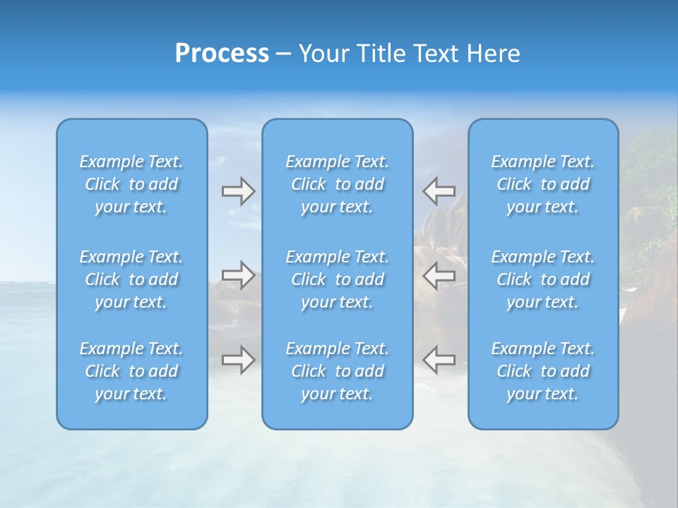 Dusk Tropical Nobody PowerPoint Template