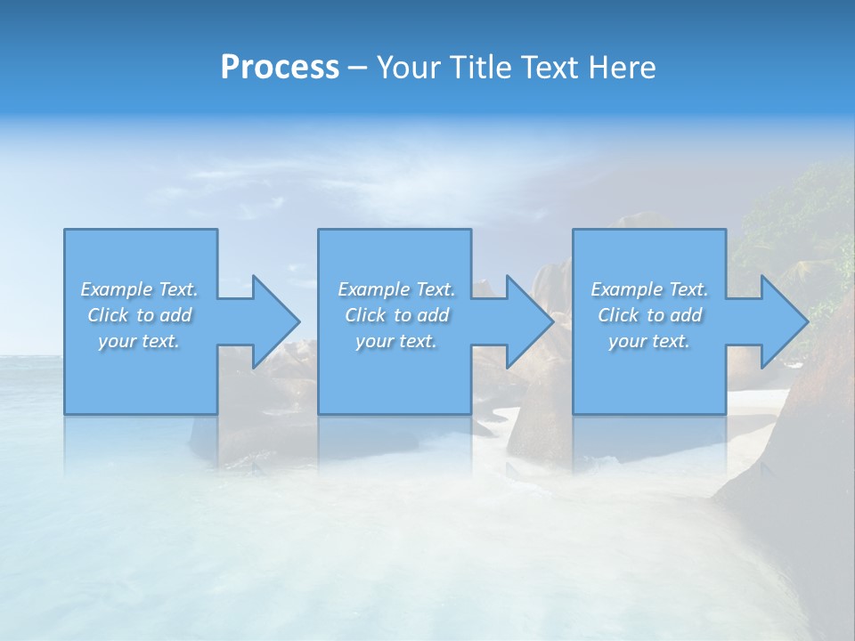 Dusk Tropical Nobody PowerPoint Template