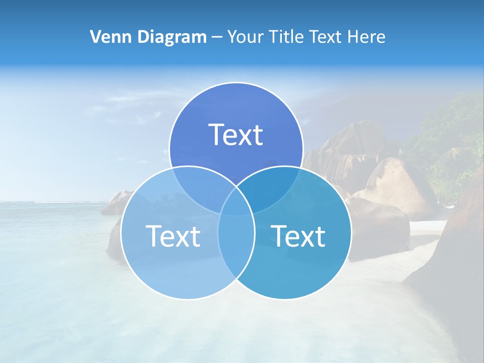 Dusk Tropical Nobody PowerPoint Template