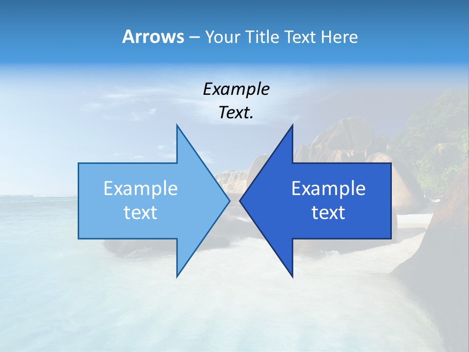 Dusk Tropical Nobody PowerPoint Template