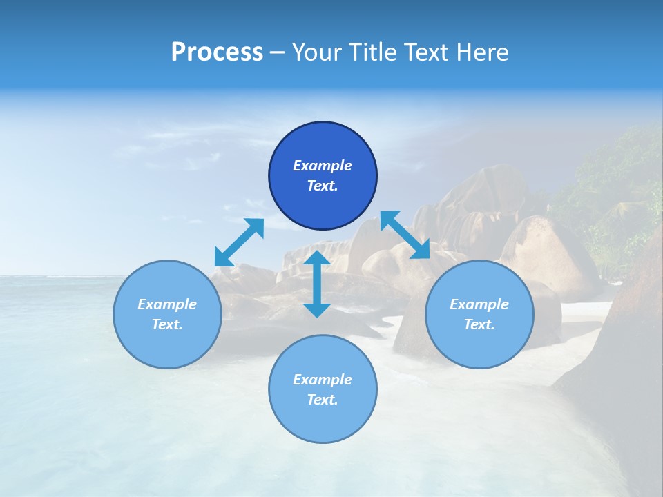 Dusk Tropical Nobody PowerPoint Template