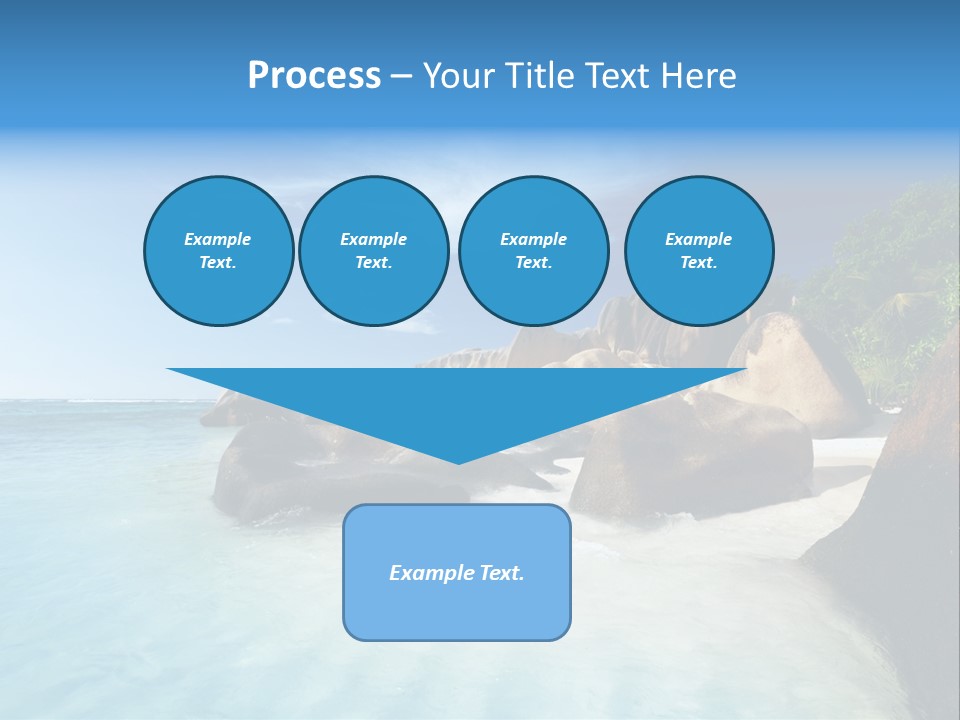 Dusk Tropical Nobody PowerPoint Template