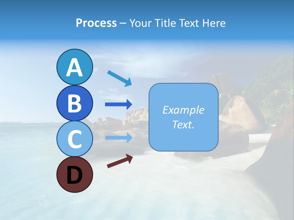 Dusk Tropical Nobody PowerPoint Template