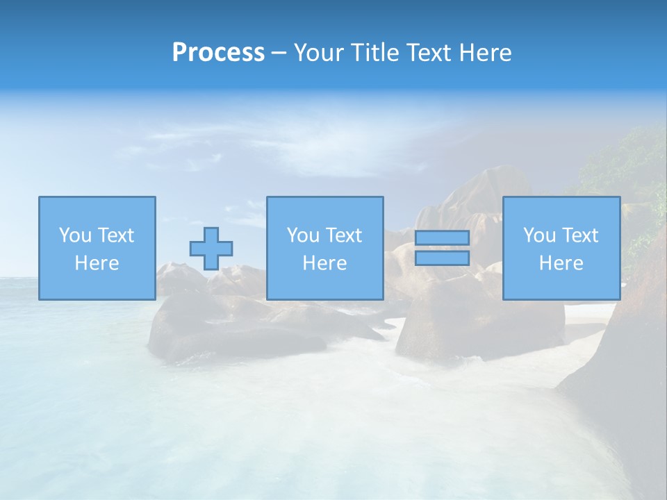 Dusk Tropical Nobody PowerPoint Template