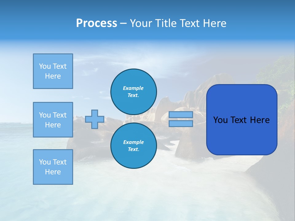 Dusk Tropical Nobody PowerPoint Template
