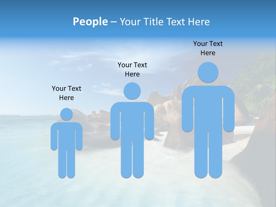 Dusk Tropical Nobody PowerPoint Template