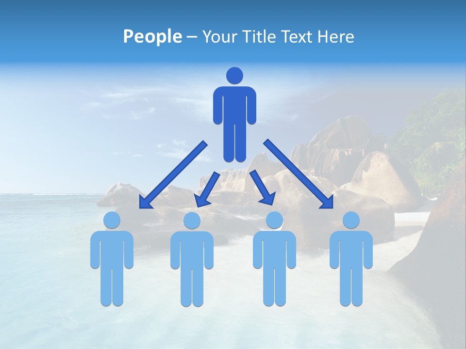 Dusk Tropical Nobody PowerPoint Template