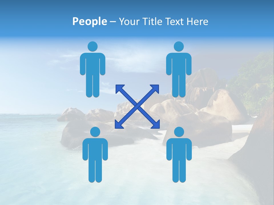 Dusk Tropical Nobody PowerPoint Template