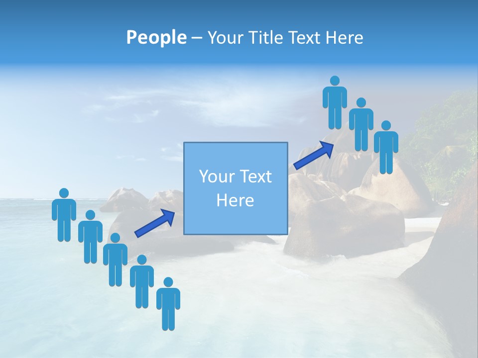 Dusk Tropical Nobody PowerPoint Template