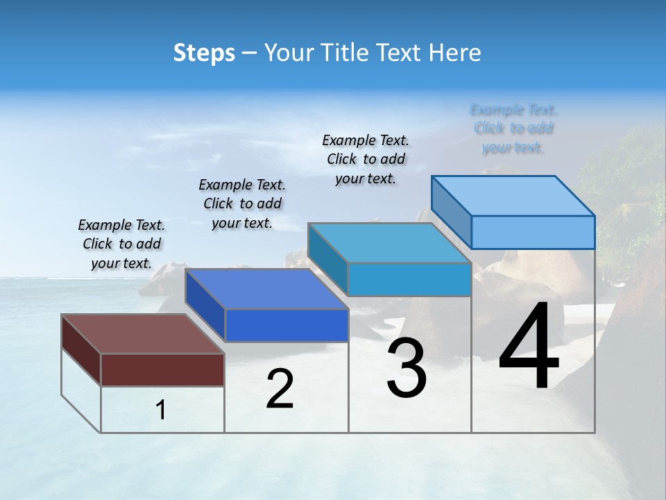 Dusk Tropical Nobody PowerPoint Template