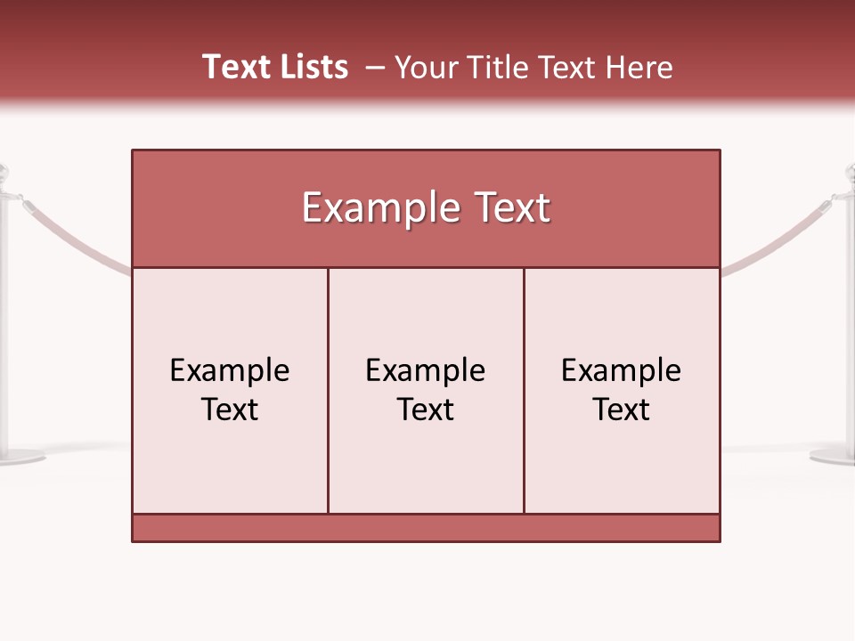 Club Closed Sidewalk PowerPoint Template