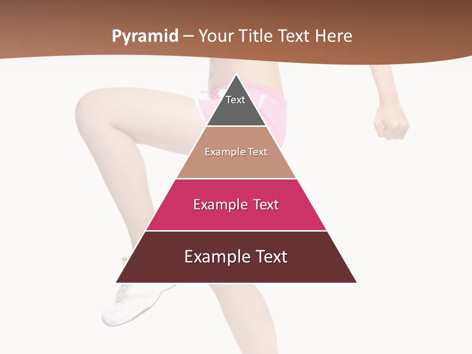 Athletic Beauty White PowerPoint Template