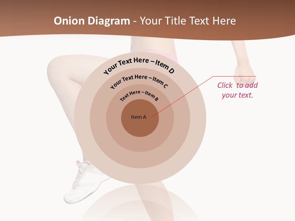 Athletic Beauty White PowerPoint Template