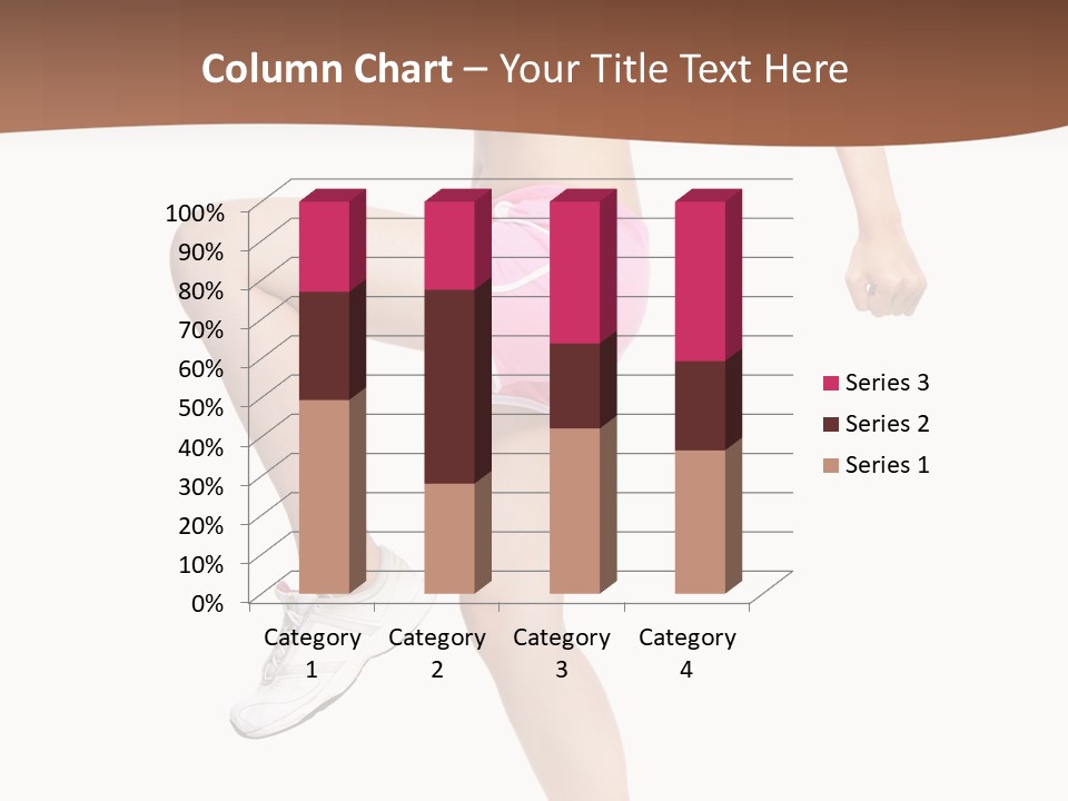 Athletic Beauty White PowerPoint Template