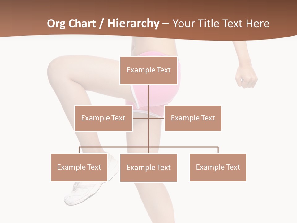 Athletic Beauty White PowerPoint Template