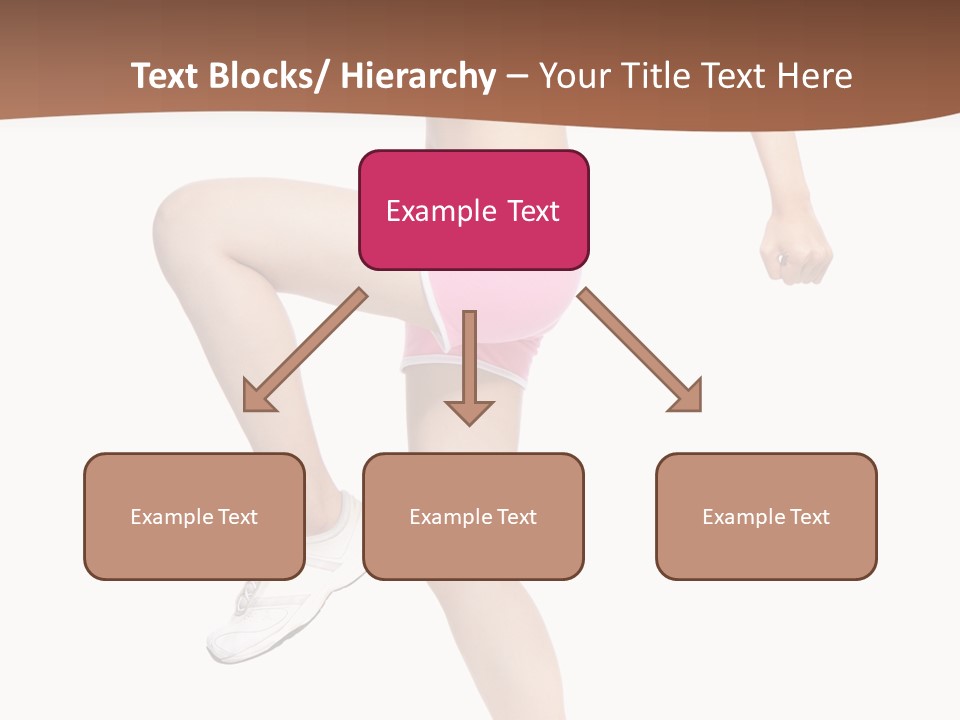 Athletic Beauty White PowerPoint Template