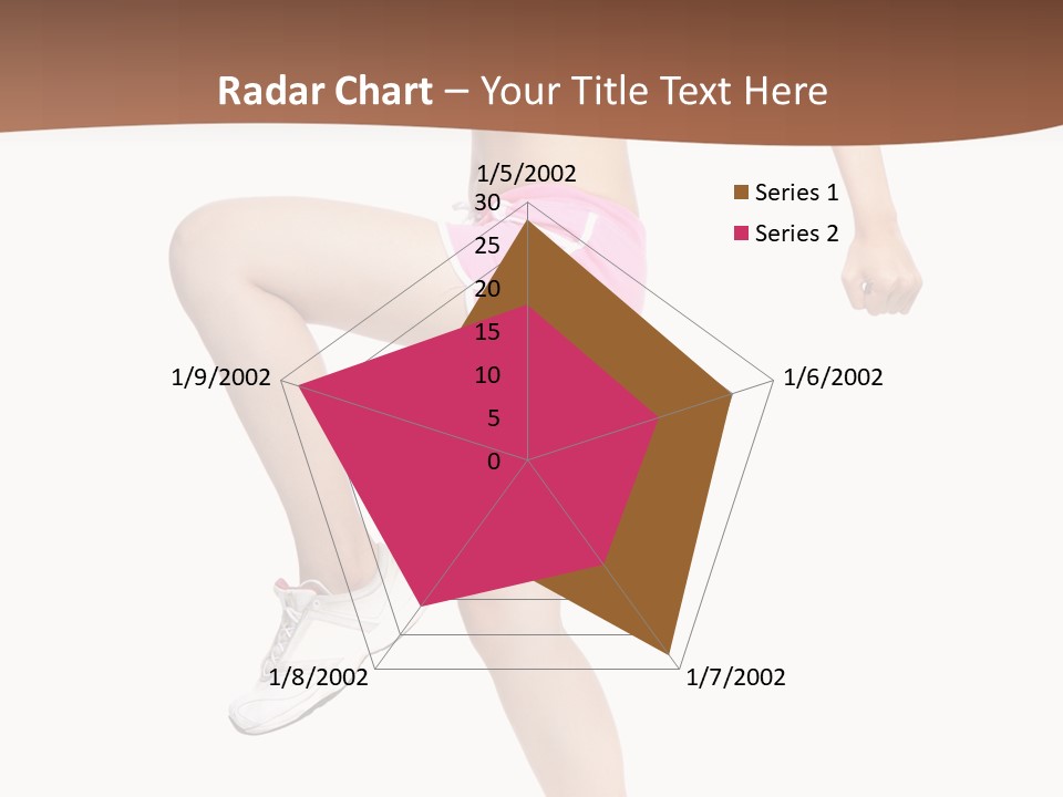 Athletic Beauty White PowerPoint Template