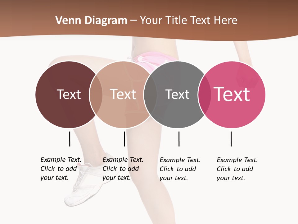 Athletic Beauty White PowerPoint Template