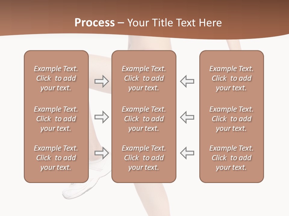 Athletic Beauty White PowerPoint Template